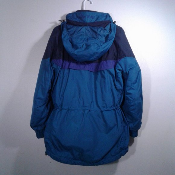 Vintage Columbia "Boulder Ridge" Two-in-One Interchange Hooded Blue Coat - M - Picture 2 of 16